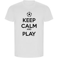 Kruskis Keep Calm And Play Football ECO-T-shirt Met Korte Mouwen