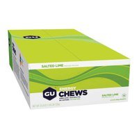 GU Energy Chews Salted Lime 12 Energiekauen 12 Einheiten