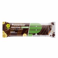 Powerbar Banan Och Choklad ProteinPlus + Vegan 42g 12 Enheter Protein Barer Låda